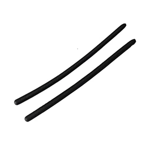 BEHLINE Silicone Replacement Temple Tips Sleeves Ear Cover fit for Eyeglasses Sunglasses Air Spirit Titaniums Frames,Glasses Earsocks (Black) 1