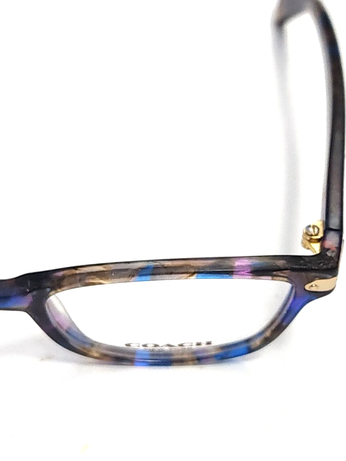 Coach HC6065 5288 Tortoise Oval Eyeglasses Frame 49-17 135 DEFECTIVE PARTS READ 2