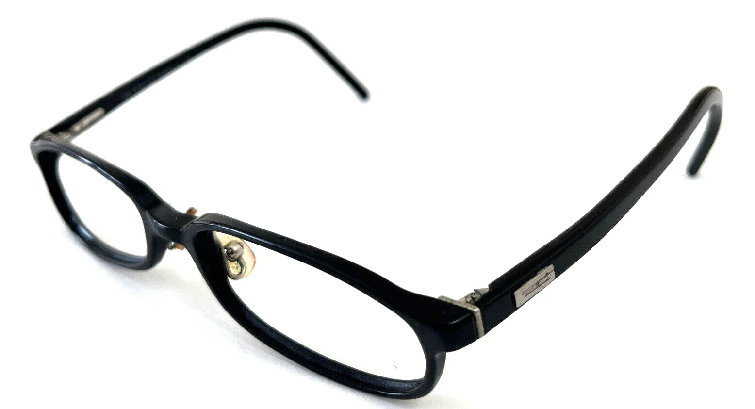 Gucci GG1504 807 PARTS Broken Black Oval Eyeglasses Frame 52-18 140
