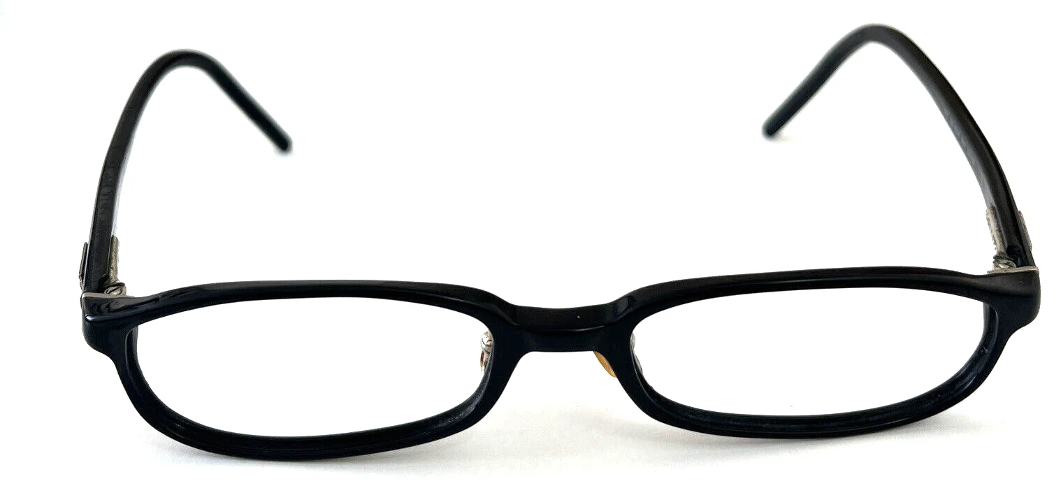Gucci GG1504 807 PARTS Broken Black Oval Eyeglasses Frame 52-18 140 2