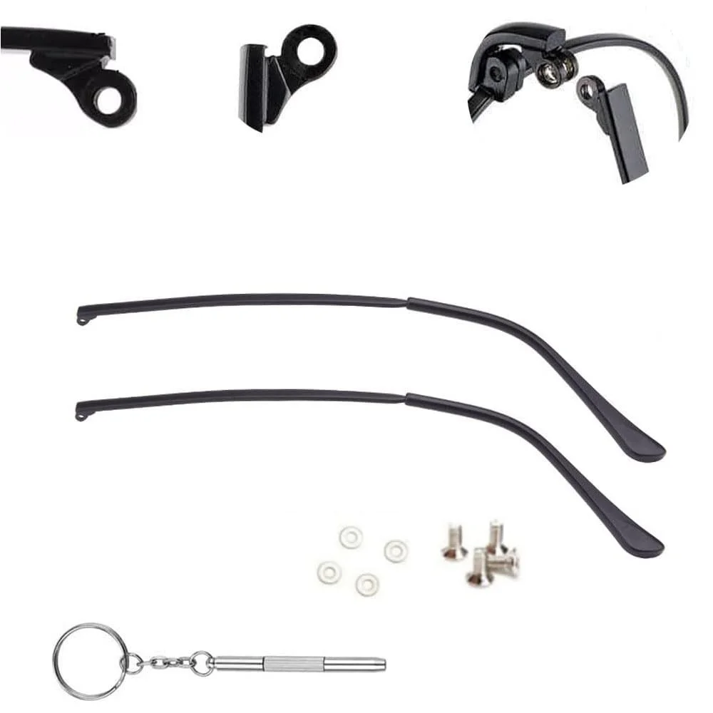 Ray Ban Pair Replacement Nose Pads Crimp On Gold/Gun Clear, Flesh 12, 14 or 16mm 4